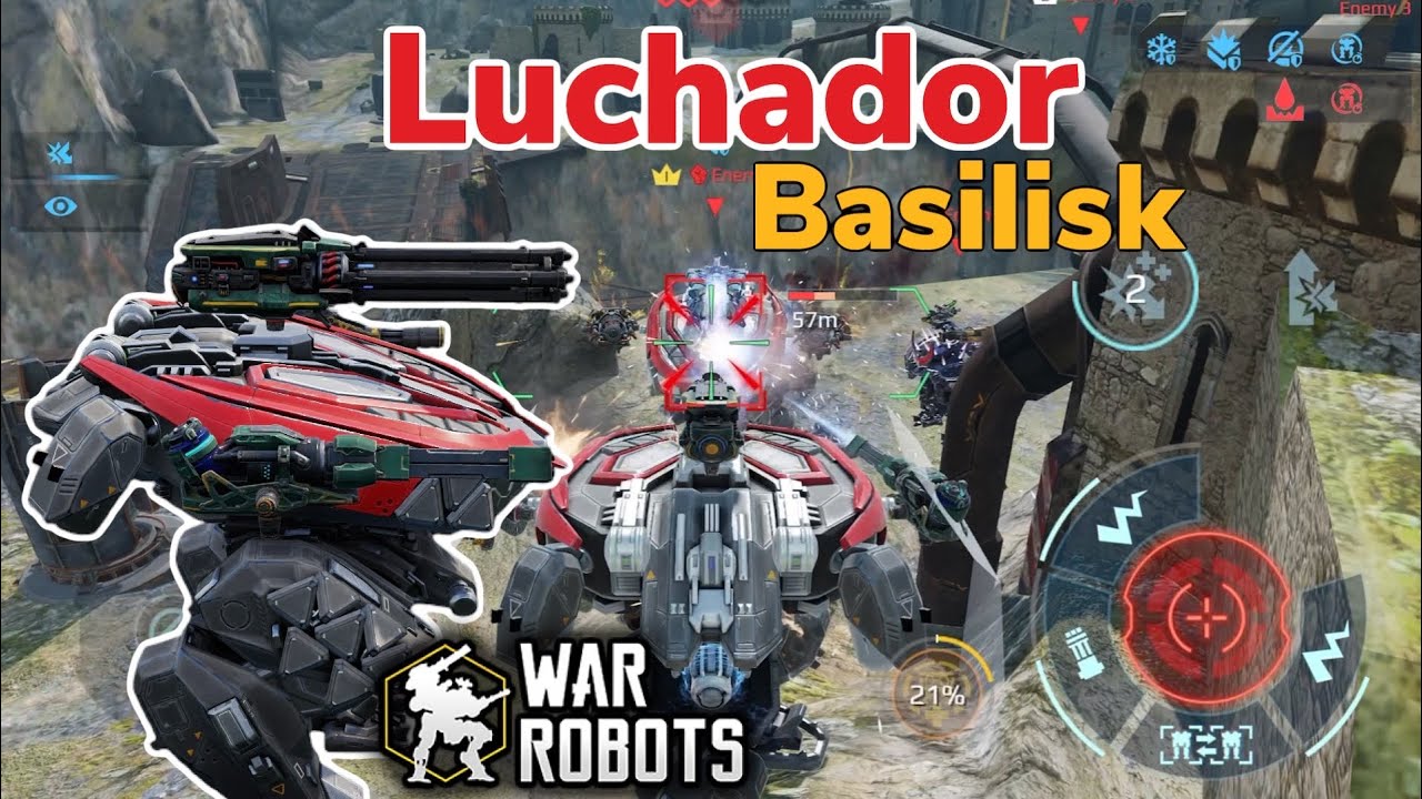 Luchador Vasilisk Krait | MK3 Battles | War Robots Gameplay
