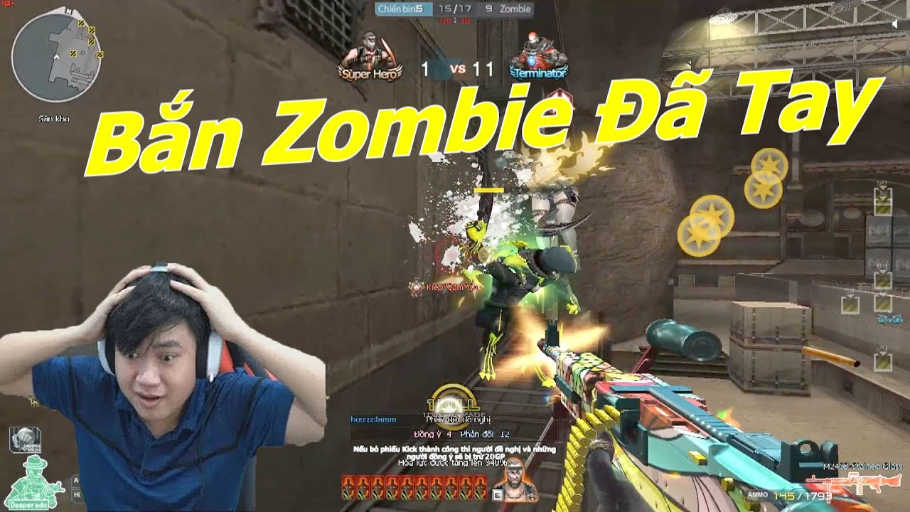 M240B Mới Nhất CF Bắn Zombie Cực Đã - Tiền Zombie v4