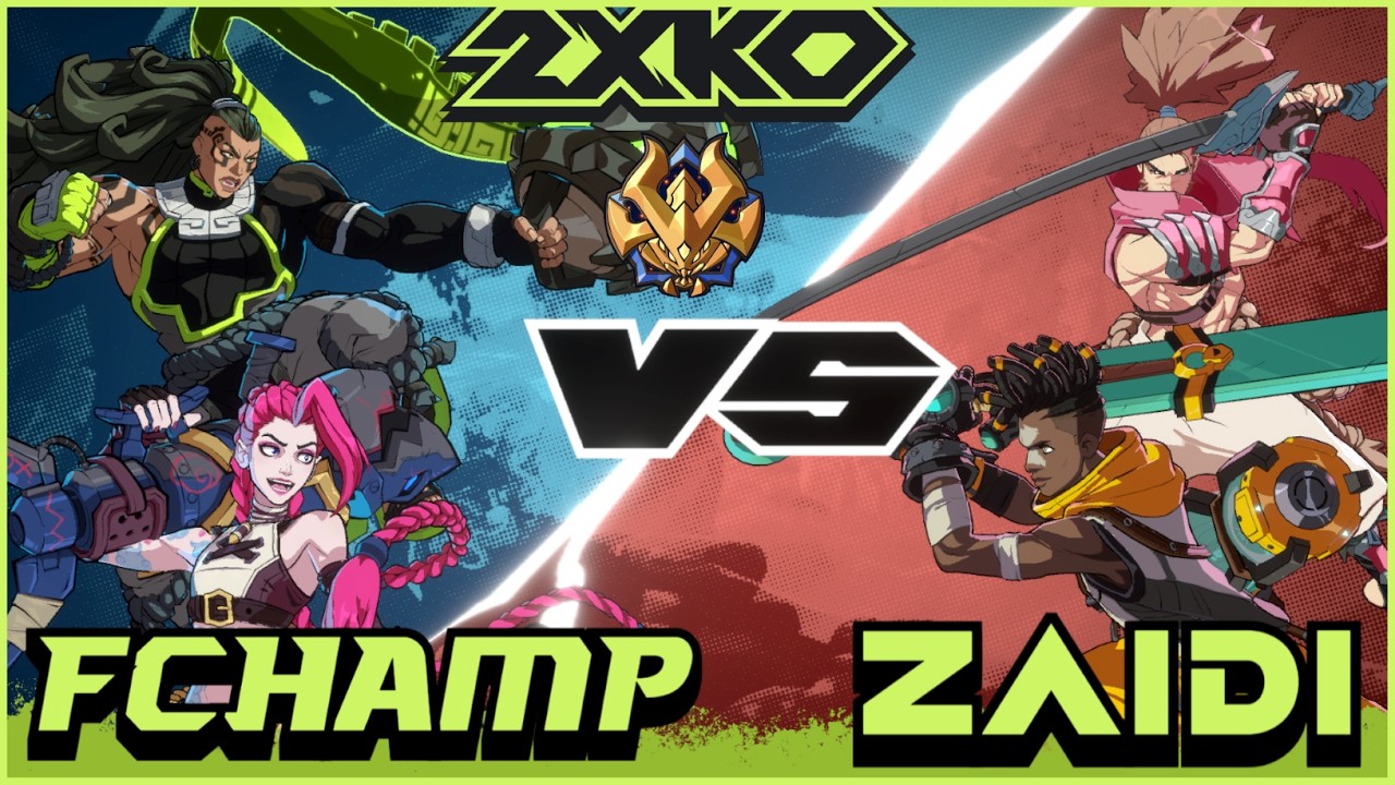 2XKO ▰ FCHAMP (Jinx/Illaoi) vs Zaidi (Ekko/Yasuo) - High Level 2XKO