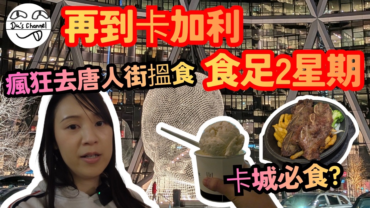 ENG SUB【在加公幹】暴風雪下再去加卡利｜食足2星期｜今次有做足功課｜暴風雪下步行搵食｜晚晚食唐人街｜桃園茶記朝聖｜卡城必食雪糕｜再戰卡城冷生活｜加拿大生活 #移民加拿大