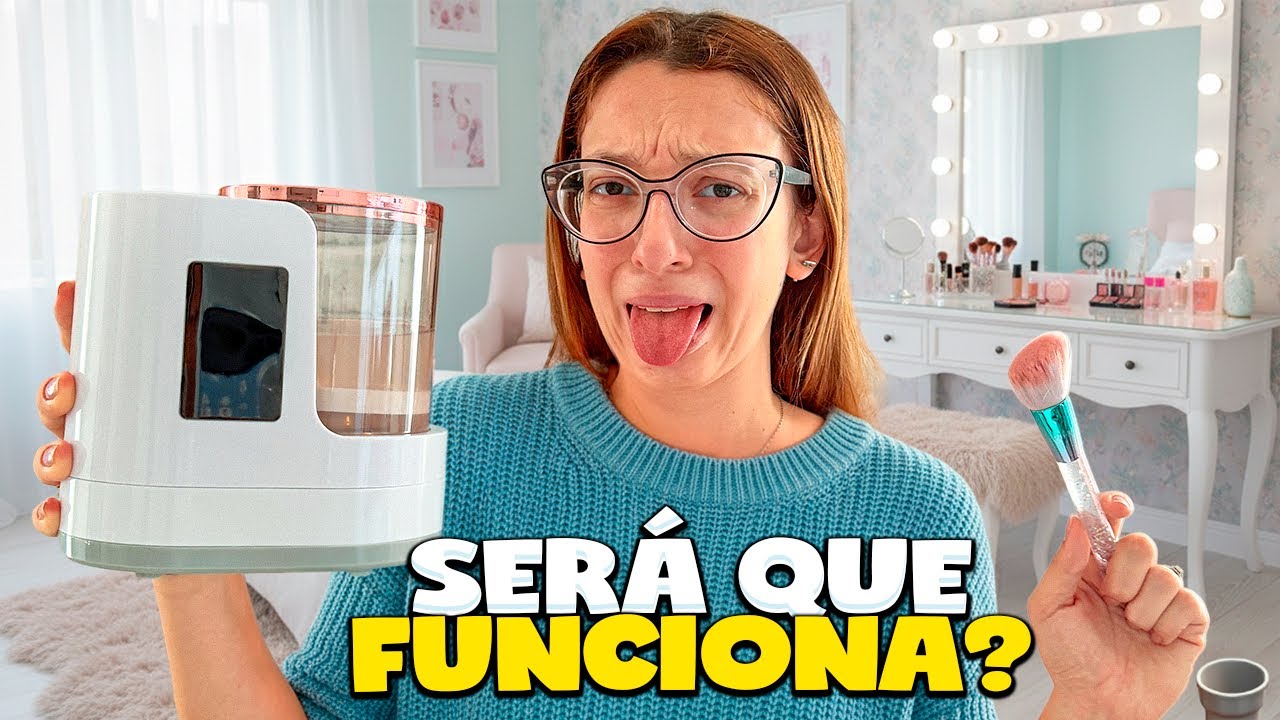 SERÁ QUE A MÁQUINA DE LAVAR PINCEL FUNCIONA?