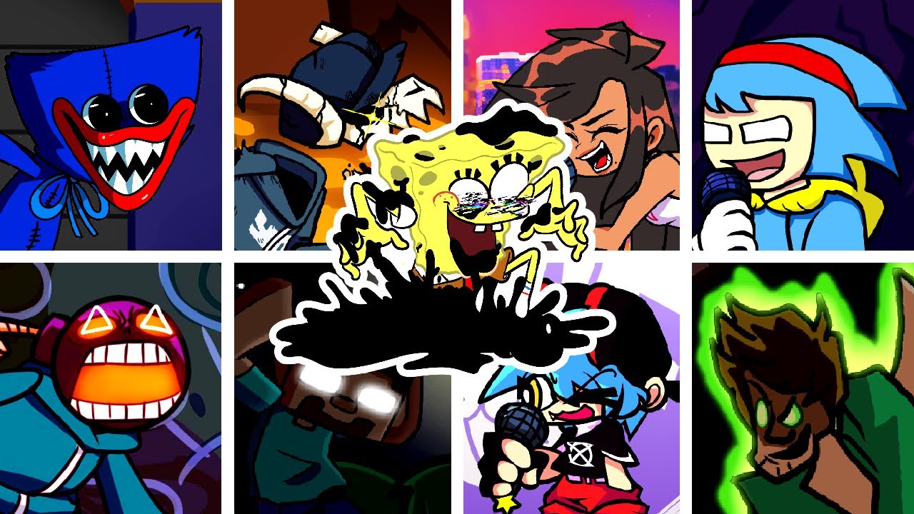 Ready Or Not But Different Characters Sing It 🎼 (Pibby Spongebob's Song But Everyone Sings It)