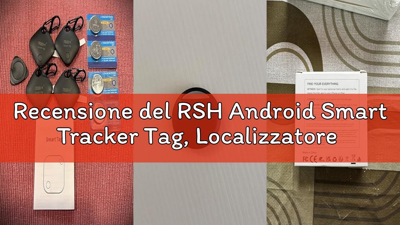 Recensione del RSH Android Smart Tracker Tag, Localizzatore Bluetooth Compatibile con Trova disposit