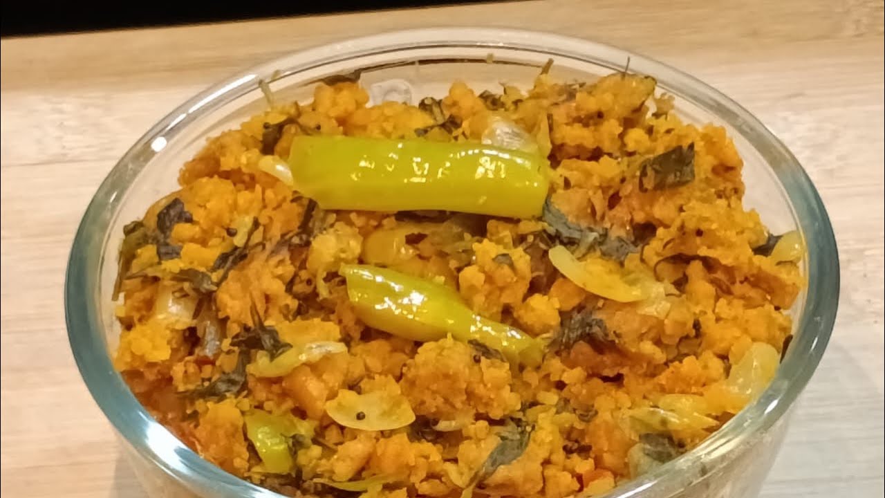 గంగవాయిలు శెనగపిండి బరడ 👌😋 