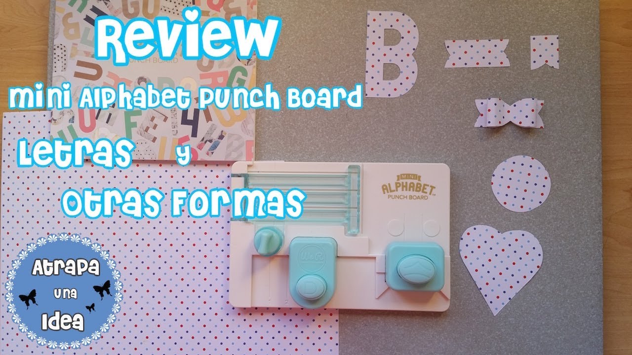 Review Mini Alphabet Punch Board: Letras Y Otras Formas