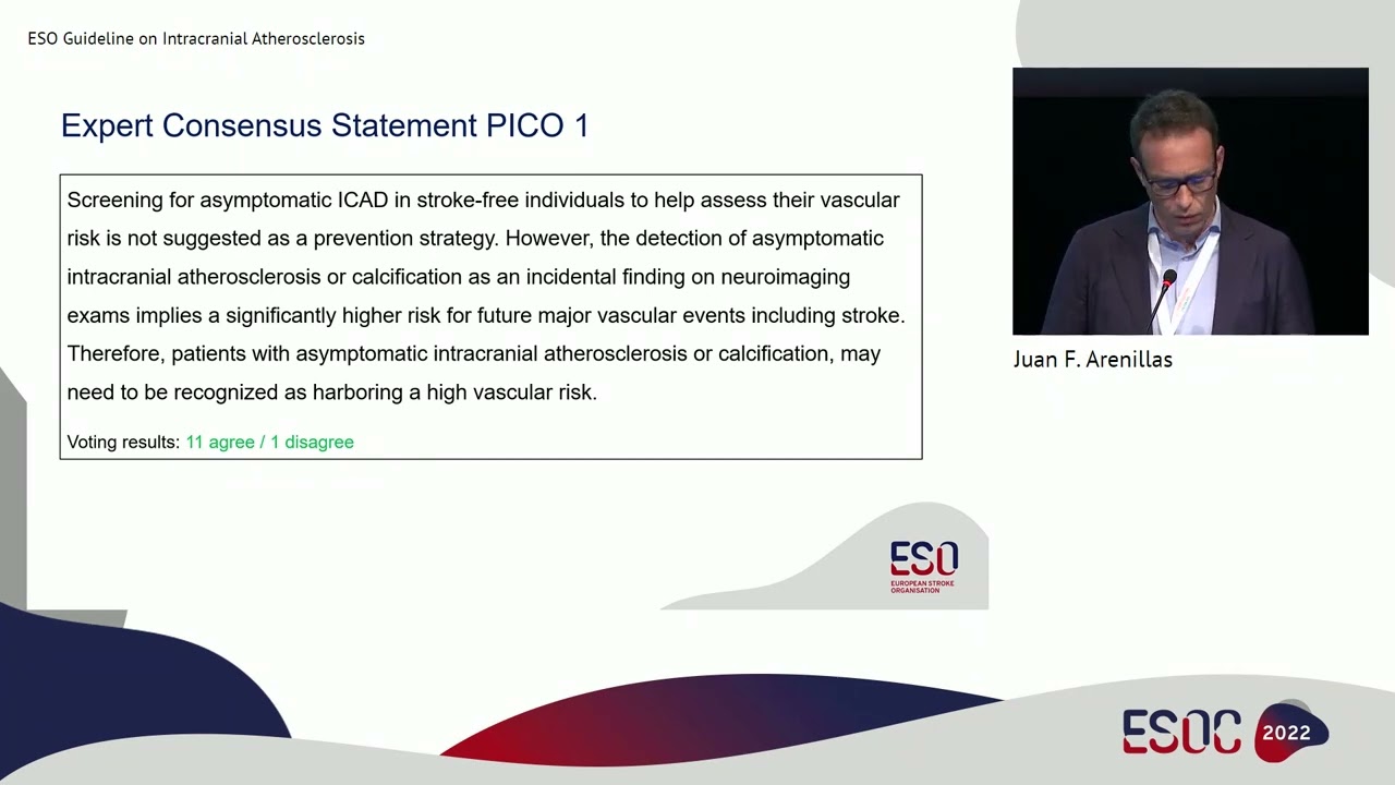 ESO Guideline on treatment of patients with intracranial atherosclerotic disease (ICAD)