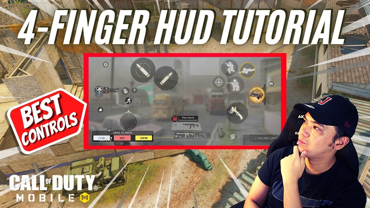 4 Finger Claw Set-Up Tutorial in COD Mobile (Phone) - *Best* HUD Settings