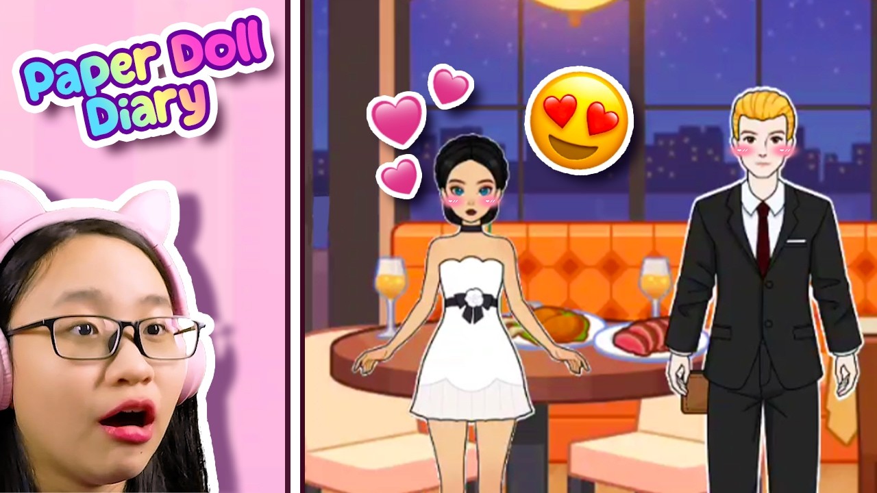 My Doll is on a DATE!!! - Paper Doll Diary