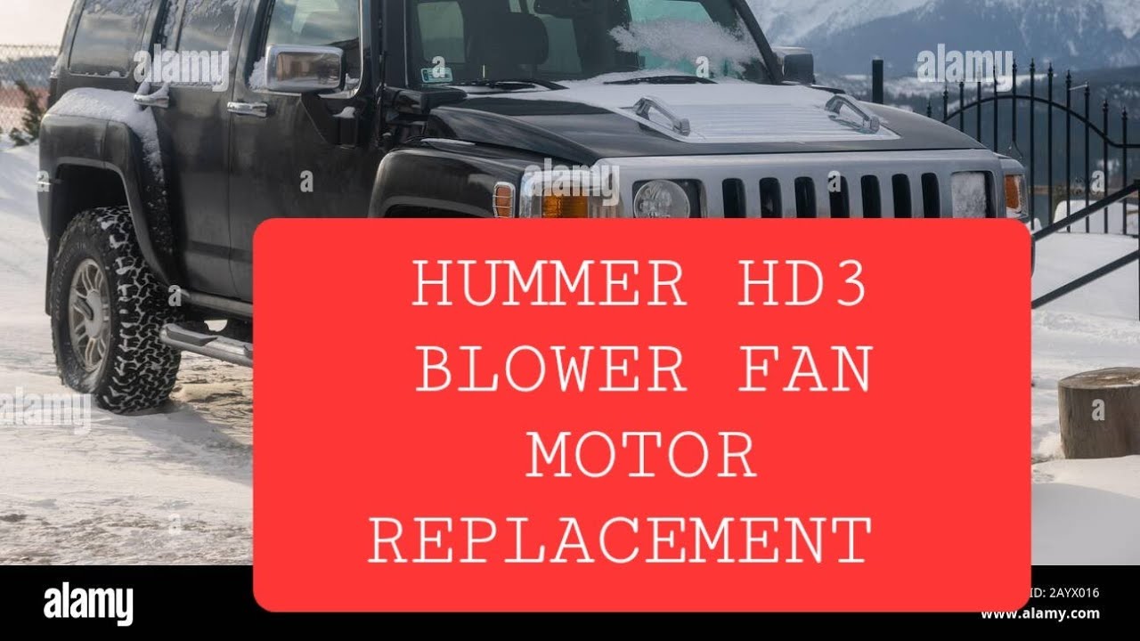 Замена электродвигателя вентилятора HUMMER H3