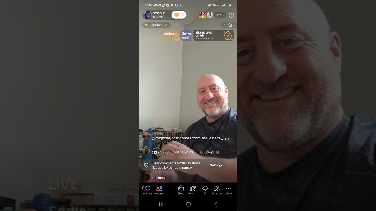 TikTok Live: The meaning of taqwaa - part 1.