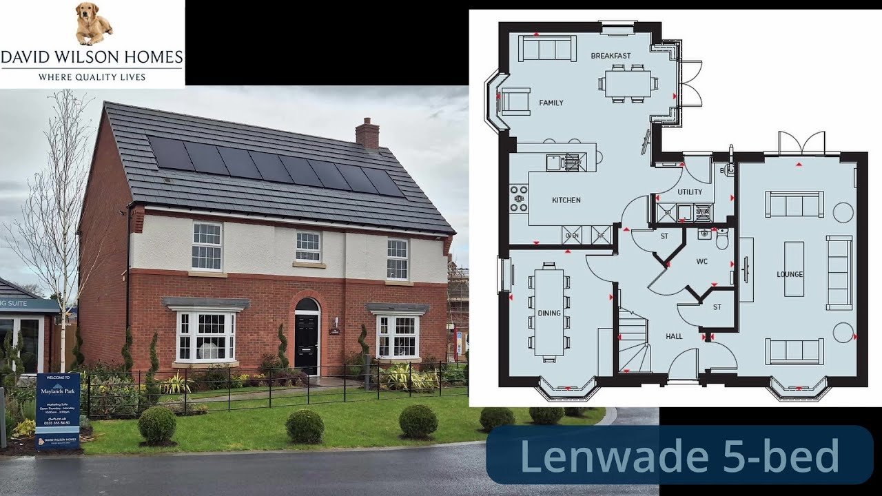 DWH Lenwade 5 bedroom house double garage double en-suite Nantwich Crewe