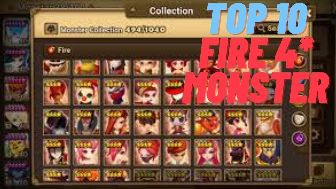 Top 10 fire monsters worth building in (Summoners War)