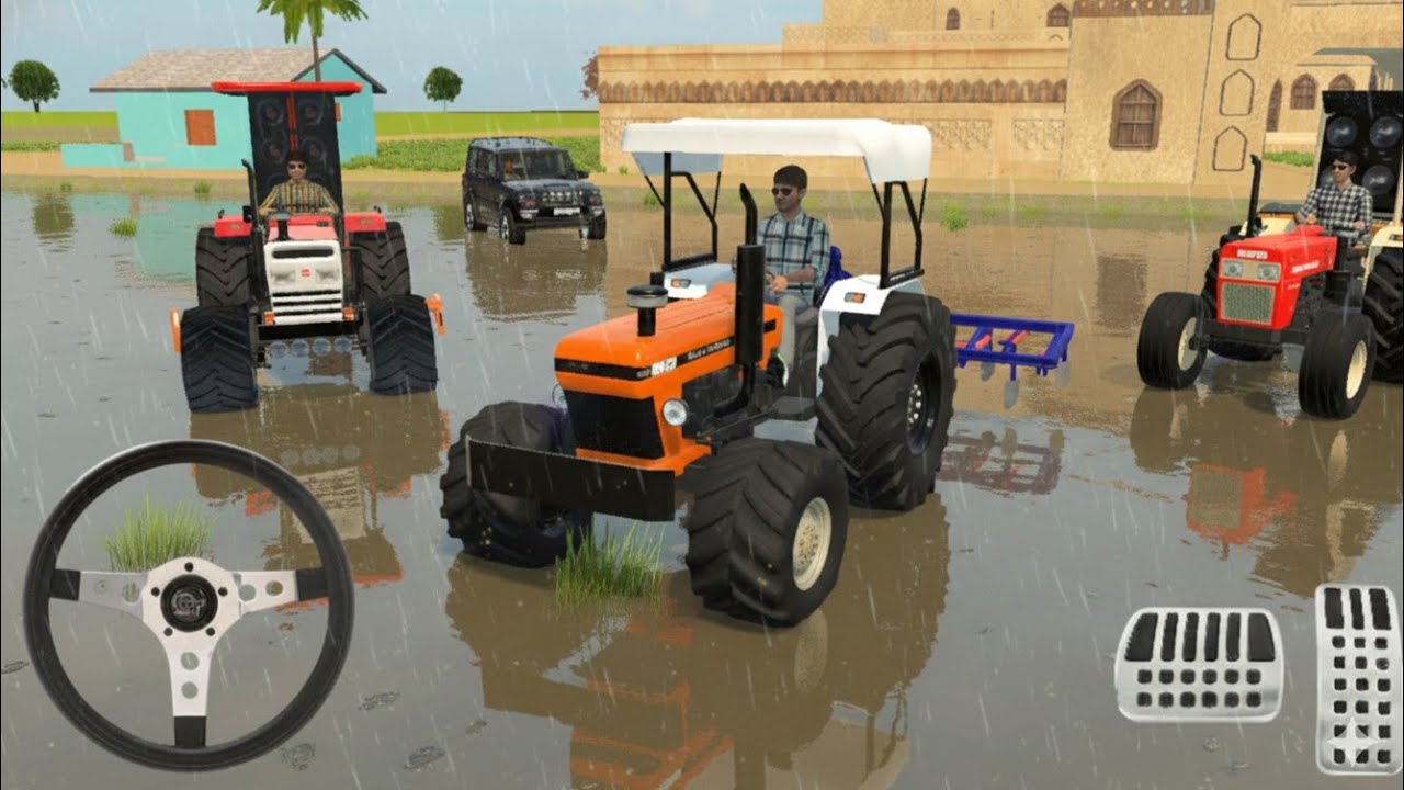 Indian Farming 3D Game //🌿🥭| Swaraj Sonalika🌱 🥭Holland Tractor //🌴🌾Gameplay #tractor #gaming 