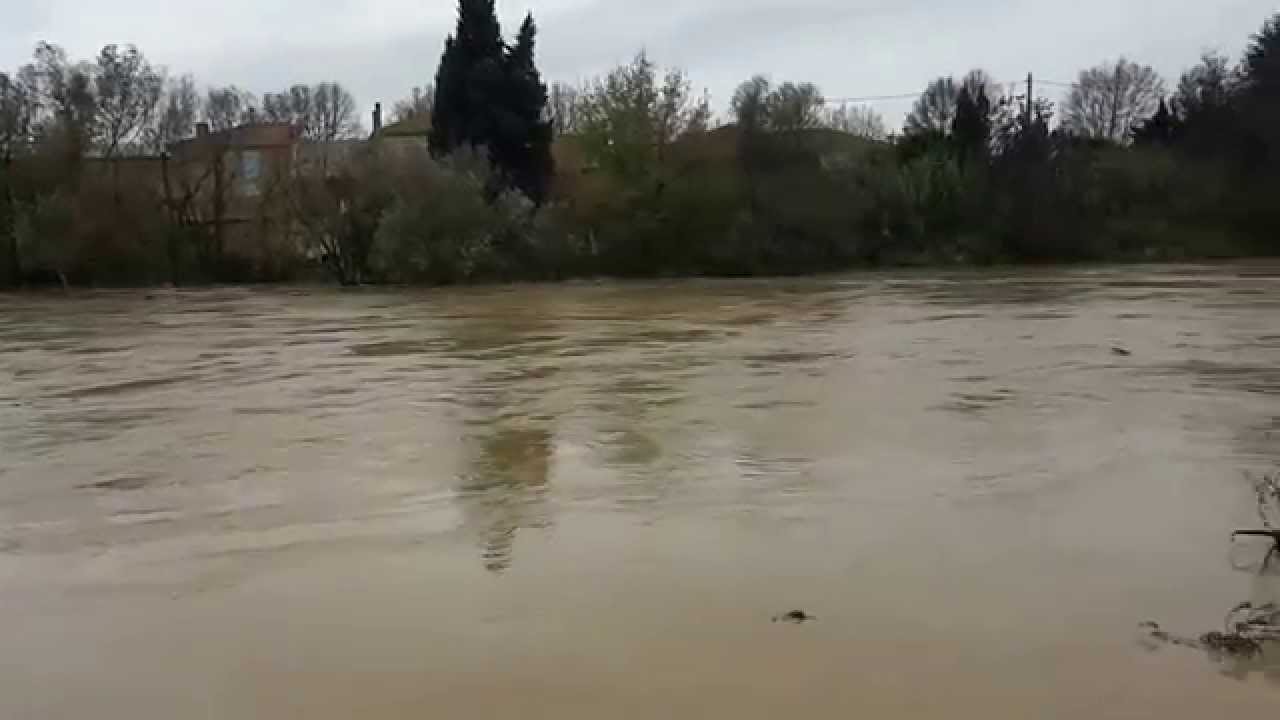 Inondations &agrave; Coursan