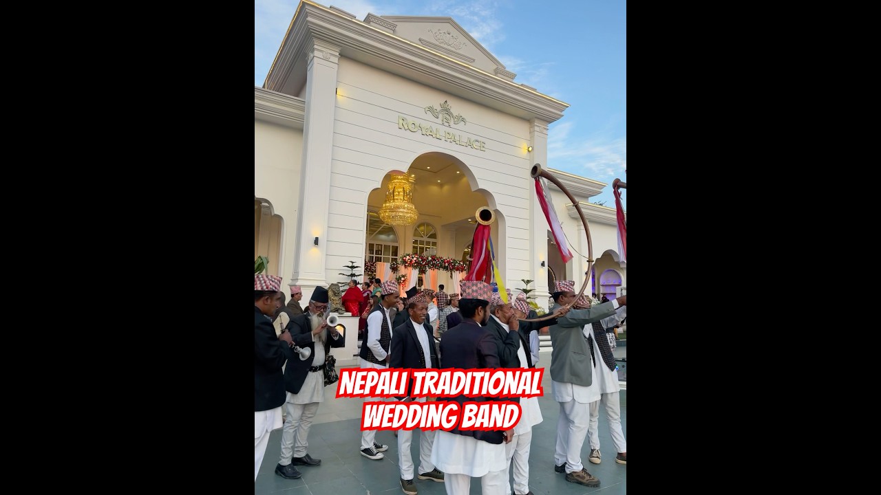 Nepali traditional wedding band | Royal Palace, Kathmandu Nepal