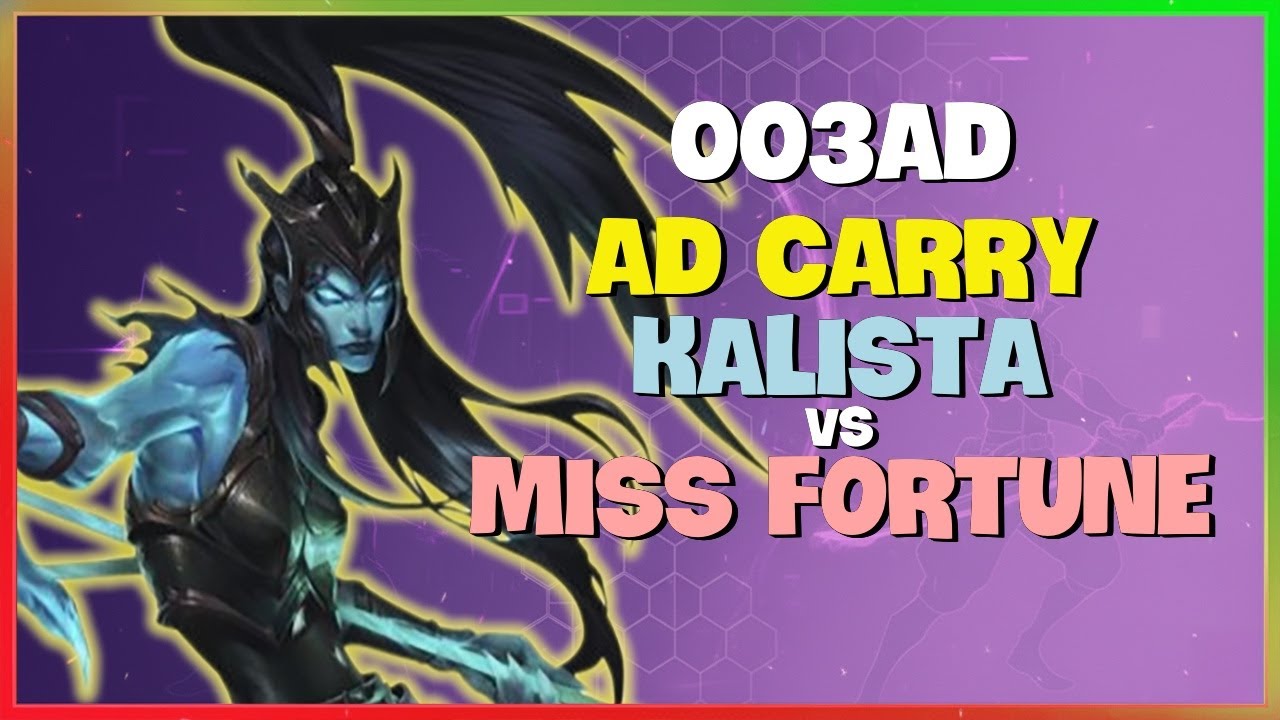 003ad Phô Diễn Kỹ Thuật Thả Diều Khét Lẹt Với Kalista Rank 1 Thách Đấu Vietsub