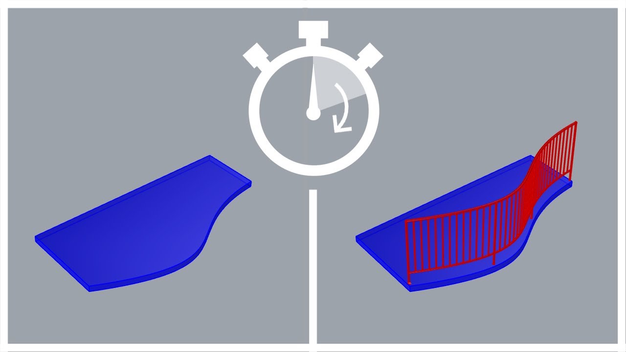 Handrail - Speed Modelling - Rhino 7