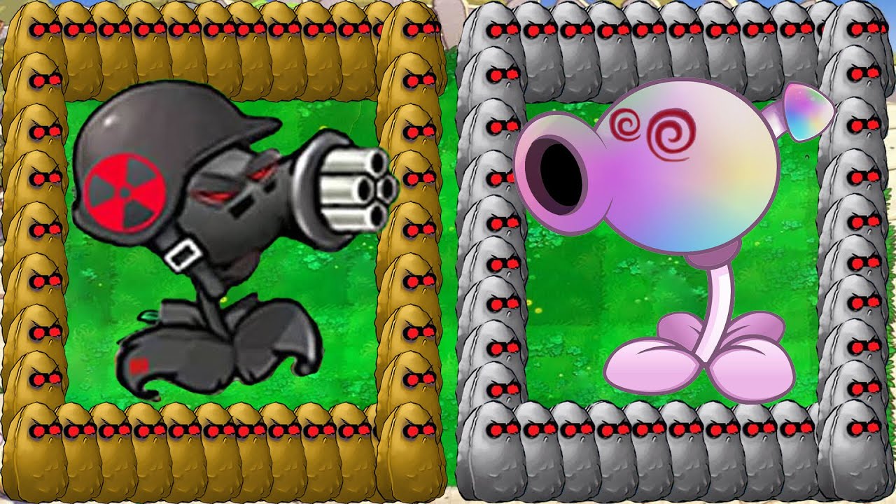 Doom Gatling Pea Nut X Hypno Shroom Nut Attack Dr.Zomboss Giga - Plants vs Zombies Hack