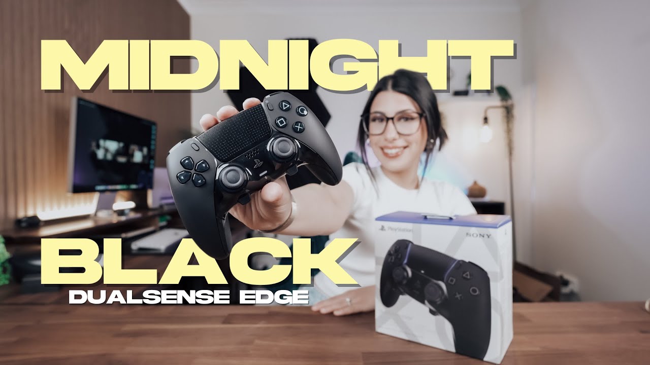 NEW Midnight Black Dualsense Edge | Unboxing and Quick Adjustments