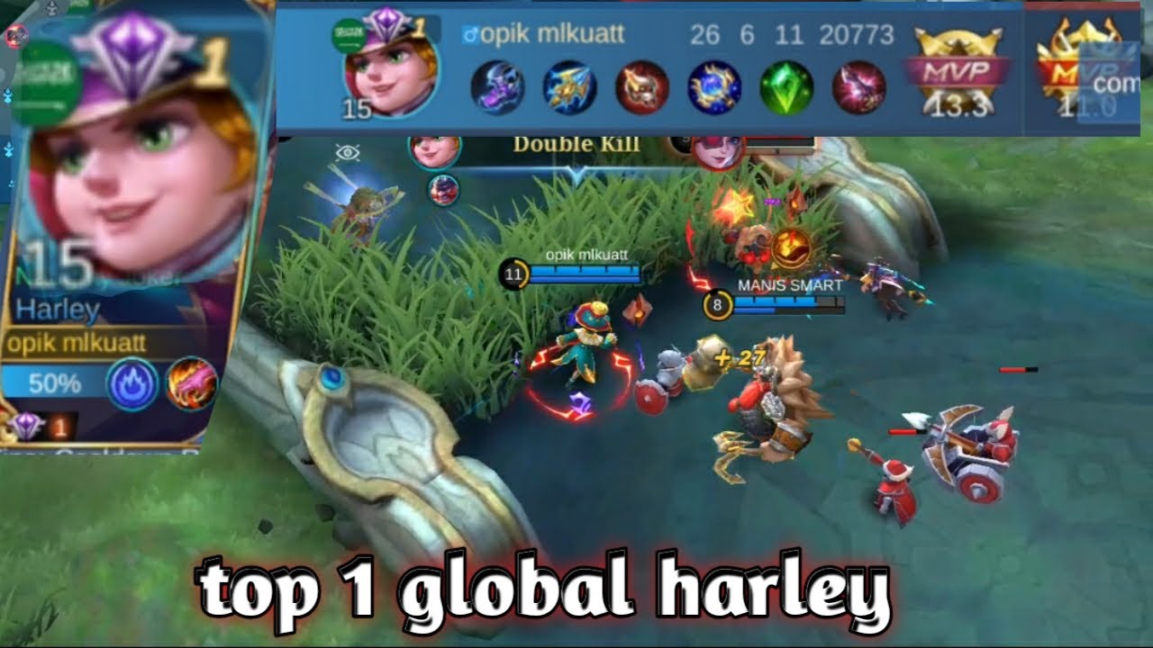 Harley gameplay Top 1 global sampai kill 26