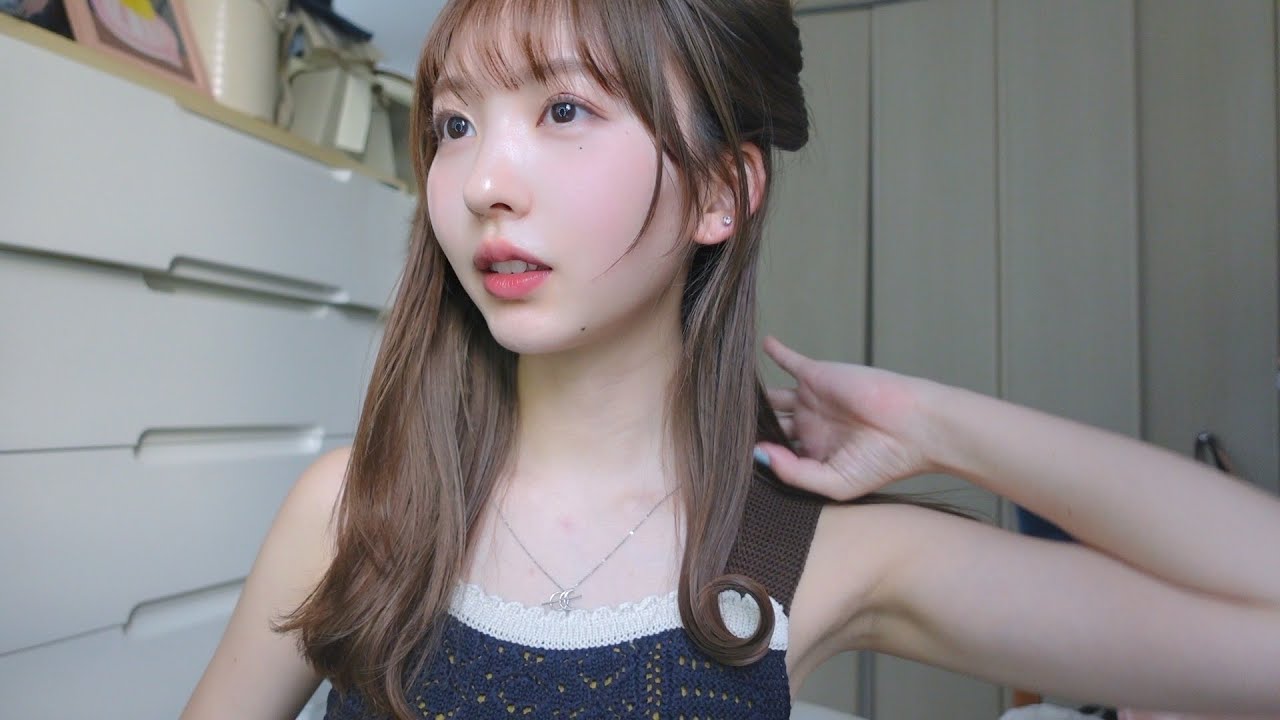 それでは可愛い巻き髪実践編です...　まこver