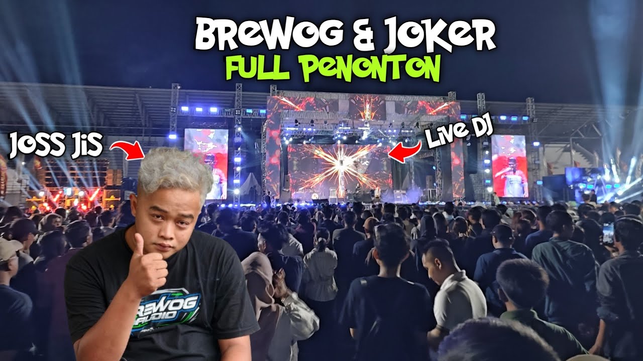 Penonton Full Membludak Brewog & Joker ,Mega Konser Paling GLERR🔥
