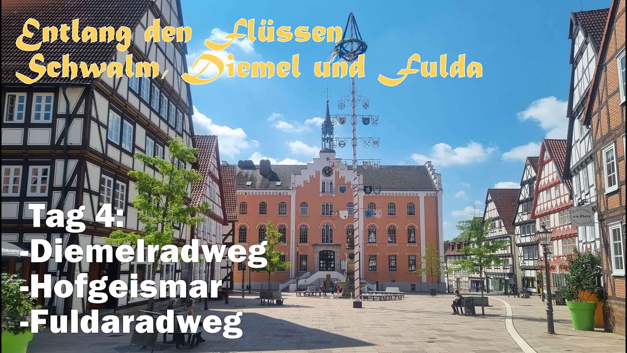 Entlang den Flüssen Schwalm, Diemel und Fulda, Tag4: Diemelradweg-Hofgeismar-Fuldaradweg