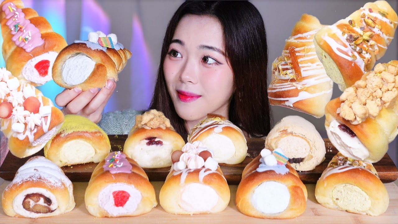 당신만 모르는 K-디저트의 등장🧁K-소라빵의 시대가 열렸다🐚 크림 듬뿍 소라빵 먹방 리얼사운드 Cream Conch Bread MUKBANG ASMR