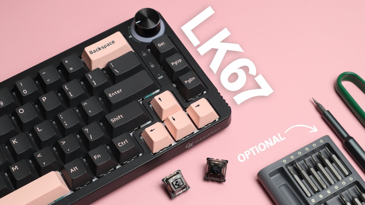 Thocky $60 Custom Keyboard - No Mods Needed | Gamakay LK67