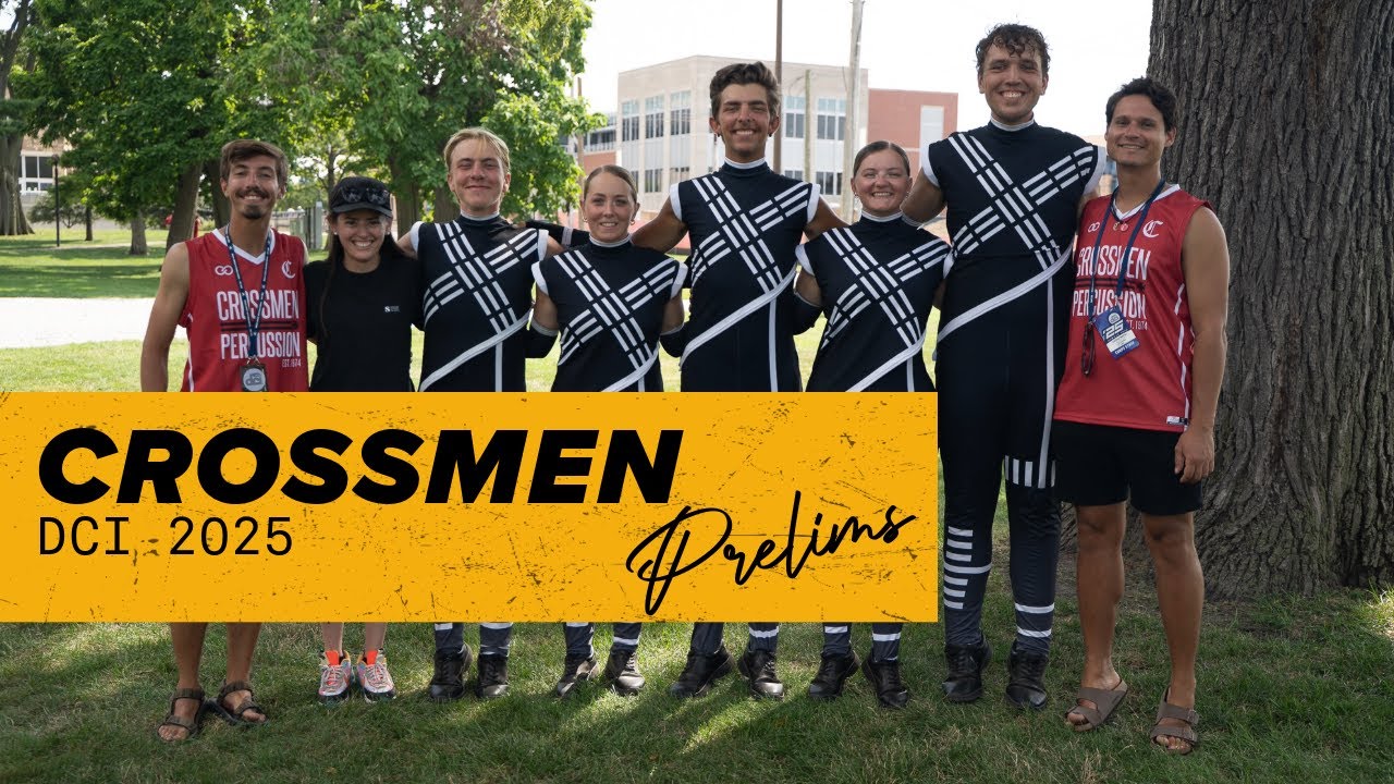 Crossmen Cymbal Line 2025 / DCI Prelims / In the Lot with Seavine