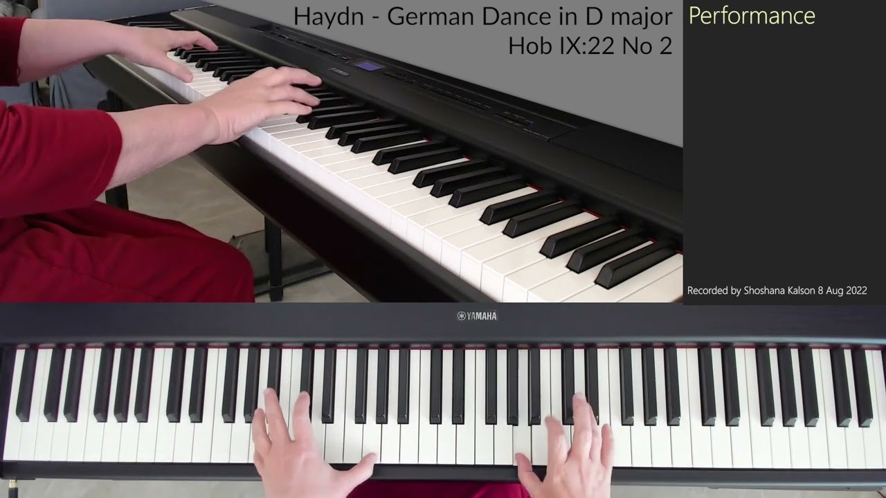 Haydn - Hob IX:22 No 2 German Dance in D major