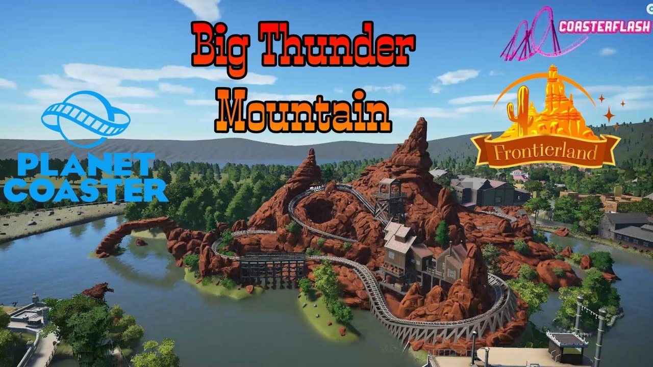 🎢✨ Création de Big Thunder Mountain à Disneyland Paris dans Planet Coaster ! 🌟🏞️