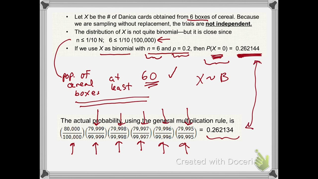 Random Variables - Binomial & Geometric