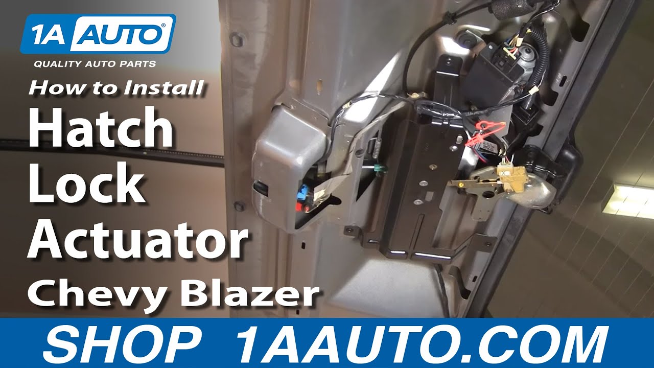 How to Replace Tailgate Lock Actuator 95-05 Chevy Blazer S10