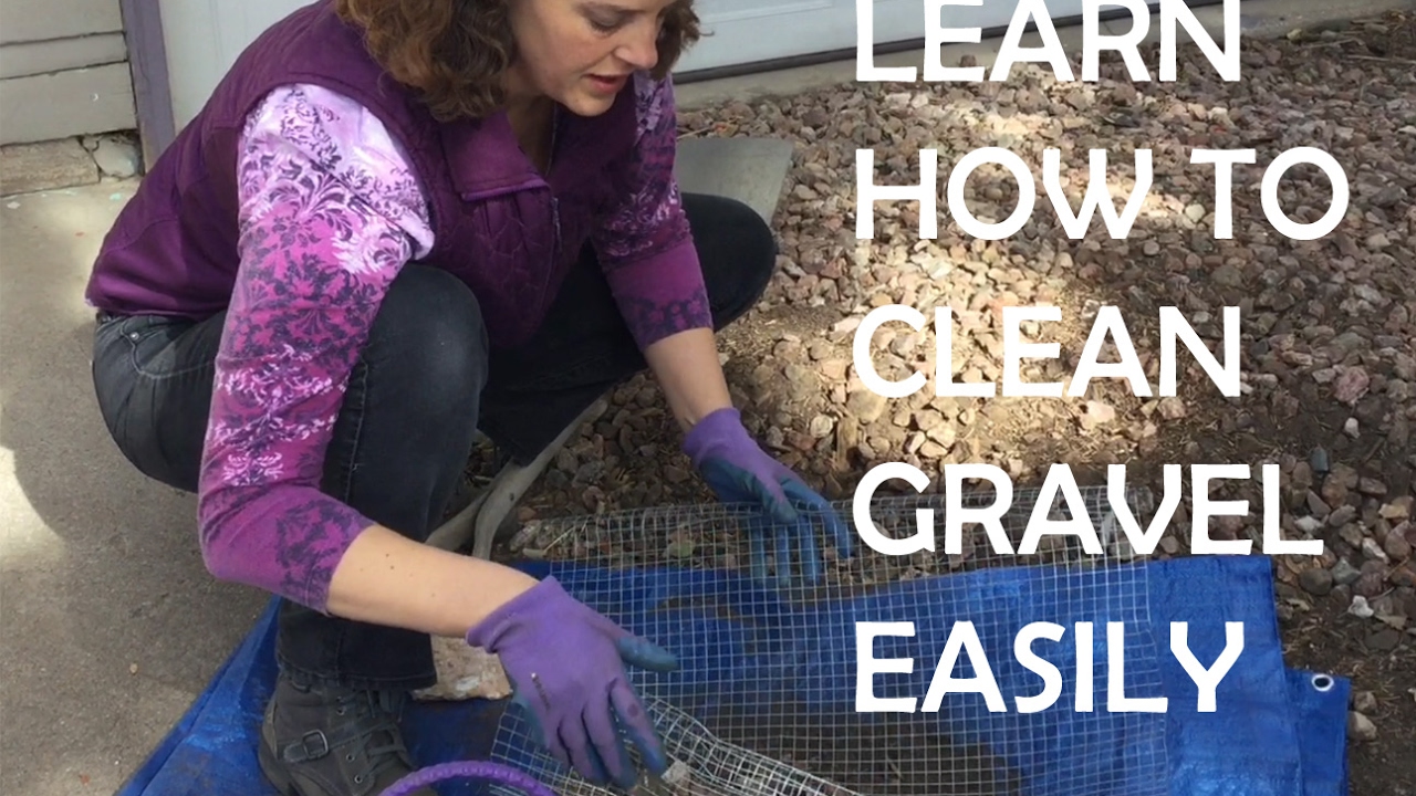 How to Clean Dirt, Leaves and Pine Needles Out of Decorative Gravel and Landscape Rocks
