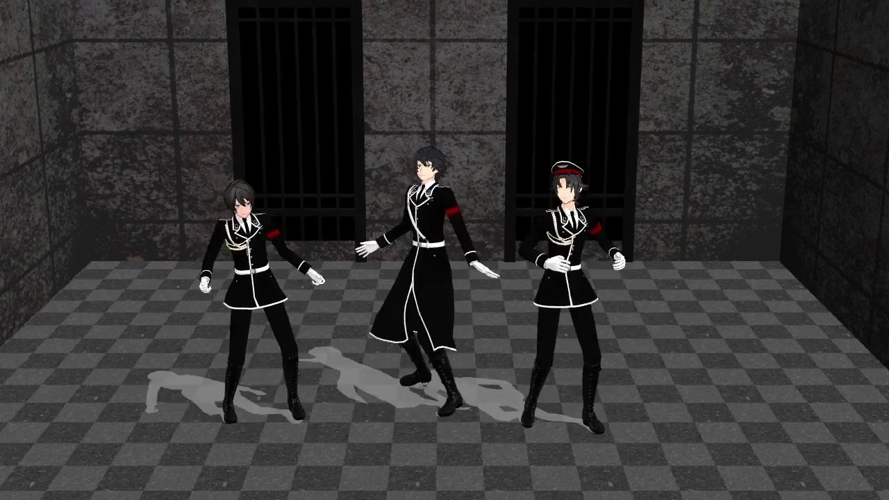 【ヒプマイMMD】ブクロ三兄弟/虎視眈々