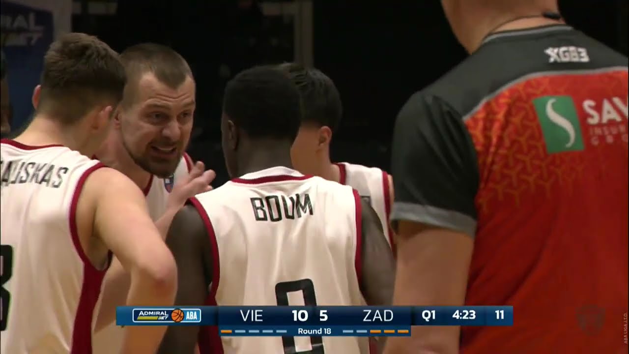 AdmiralBet ABA League 2025/26, Round 18 match: Vienna – Zadar (6.2.2026)
