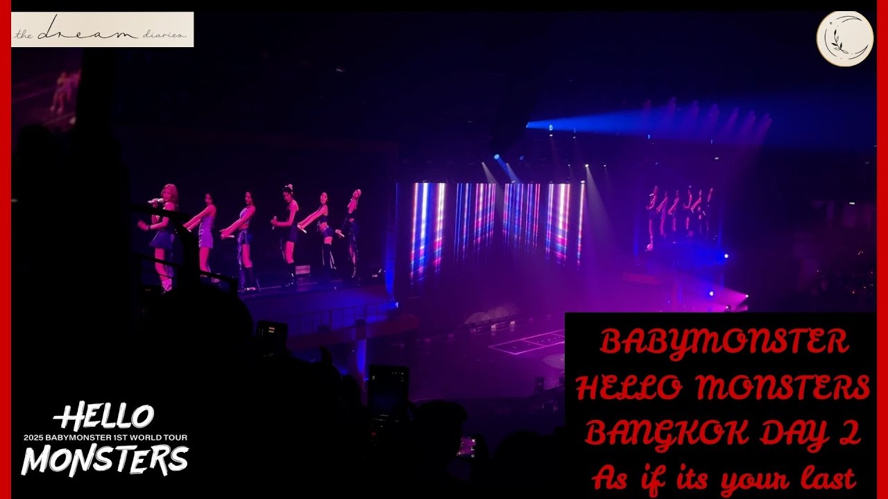 BABYMONSTER - As if it’s your last [BLACKPINK COVER] (Hello Monsters World Tour in Bangkok day 2)