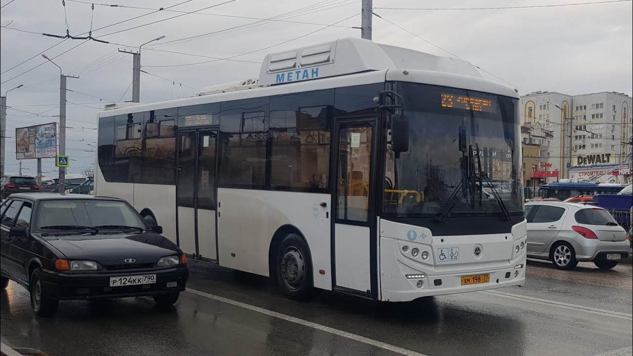 Севастопольский автобус На КАвЗ 4070 70 от с.Орлиное до Гончерное 6 декабря 2021