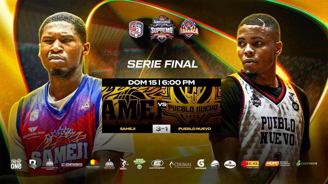 SAMEJI vs PUEBLO NUEVO / Serie Final ¨SUPREMA¨ / Torneo de Baloncesto Superior de Santiago /ABASACA