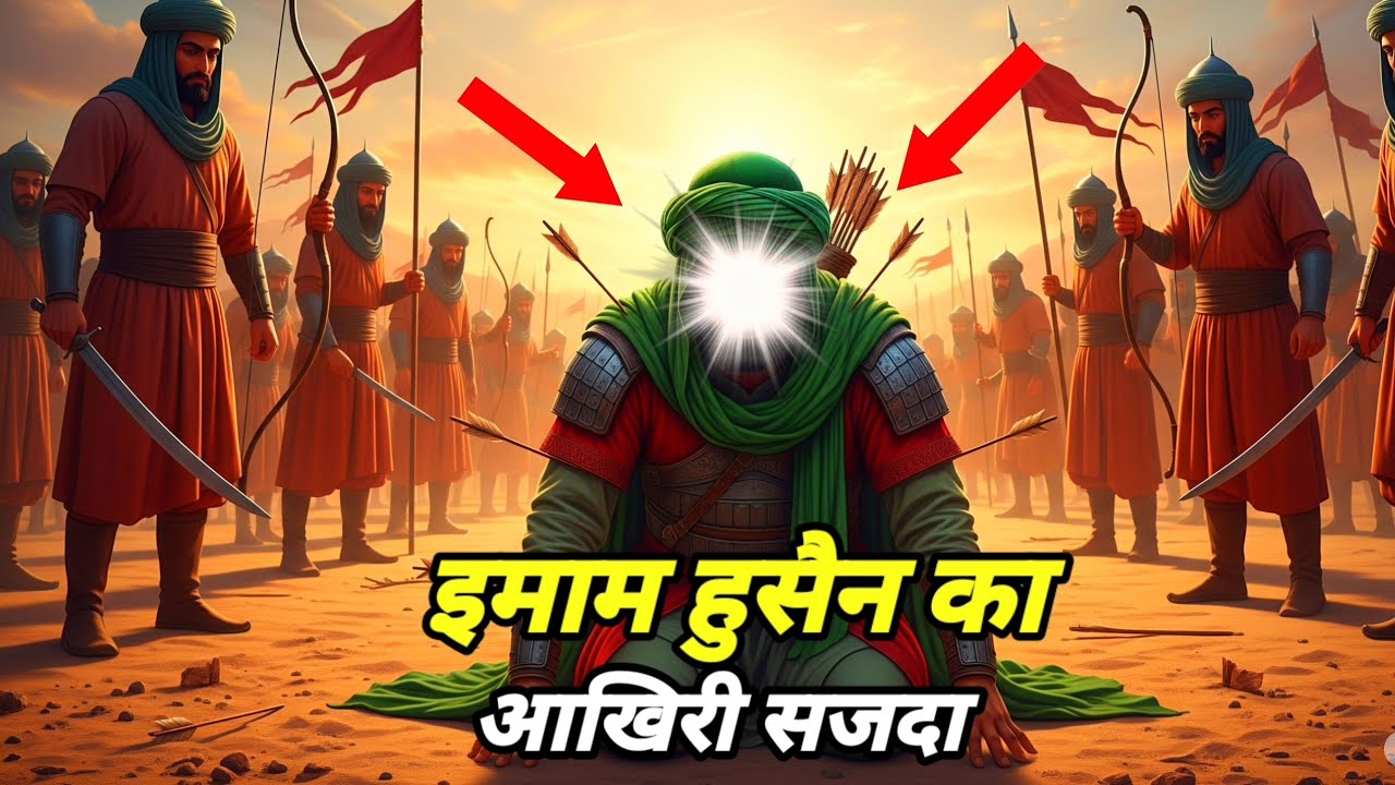 💔 कर्बला में इमाम हुसैन का आख़िरी सज्दा देखकर रो पड़ोगे😭