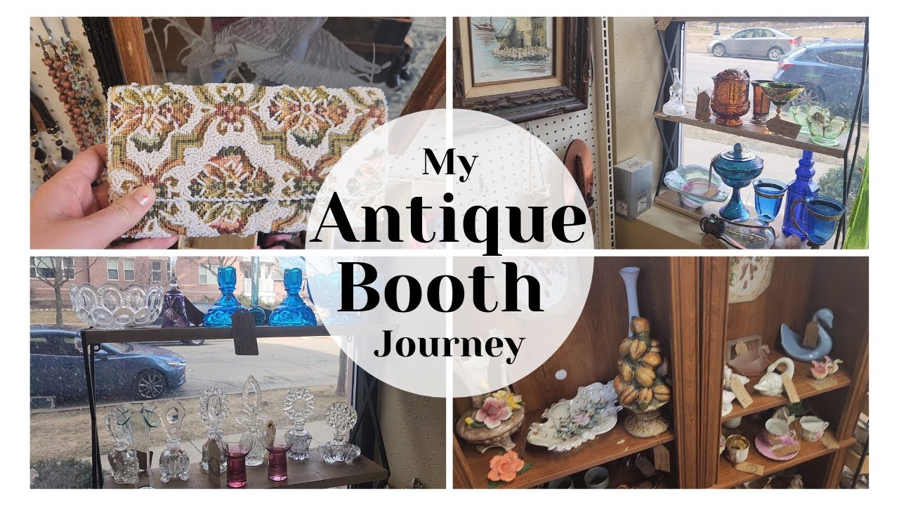 I MADE RENT THE FIRST DAY! Starting and Antique Booth and Shop with Me at Goodwill for Reselling