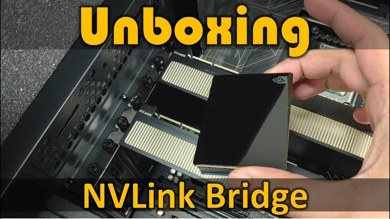 NVIDIA NVLink Bridge 3-Slot on NVIDIA RTX A6000