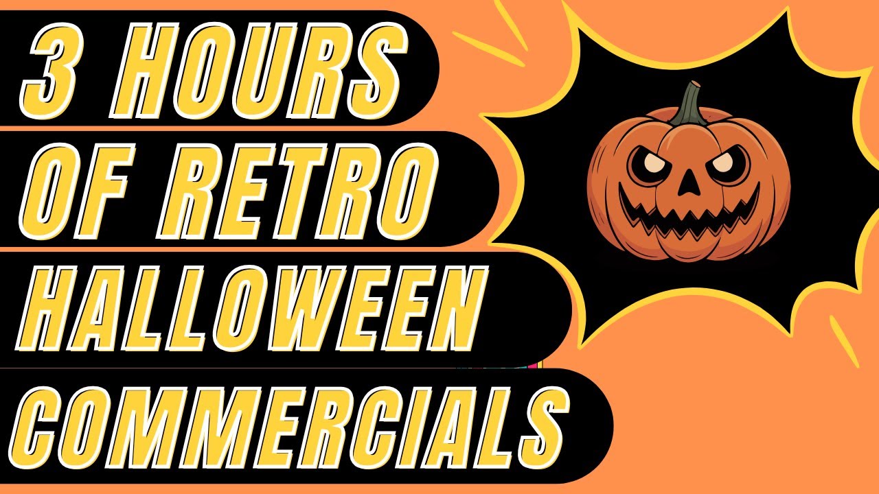 Three Hours of Vintage Halloween Commercials from the 1960s to 2000s - No Repeats