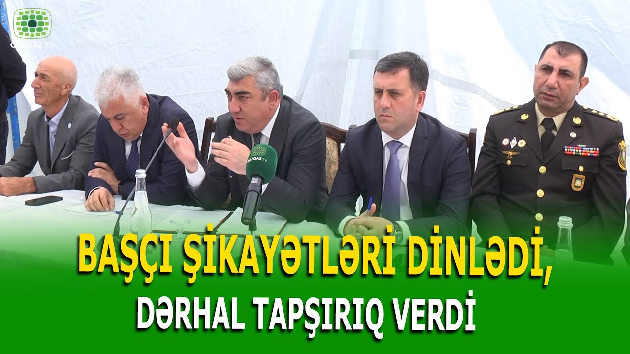 İLQAR MAHMUDOV ZEYİD KƏNDİNDƏ VƏTƏNDAŞLARLA GÖRÜŞDÜ