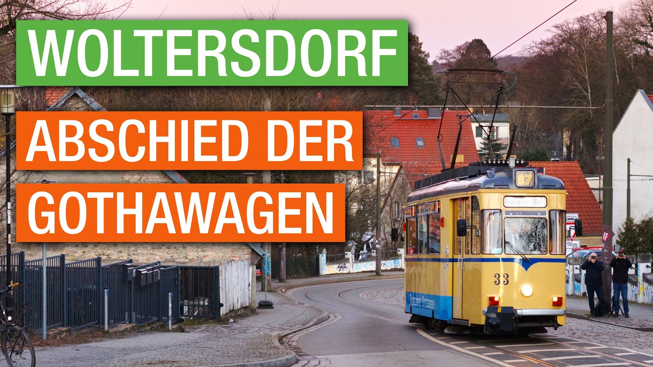 Letzter Einsatz: Abschied von den Gothawagen der Woltersdorfer Straßenbahn [Doku 4K]
