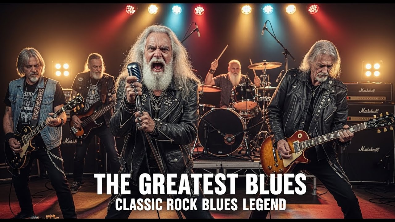 Jimi Hendrix, Eric Clapton, SRV, Gary Moore, ZZ Top 🔥 Classic Blues Rock Vocals & Guitar Riffs 🎸🎤