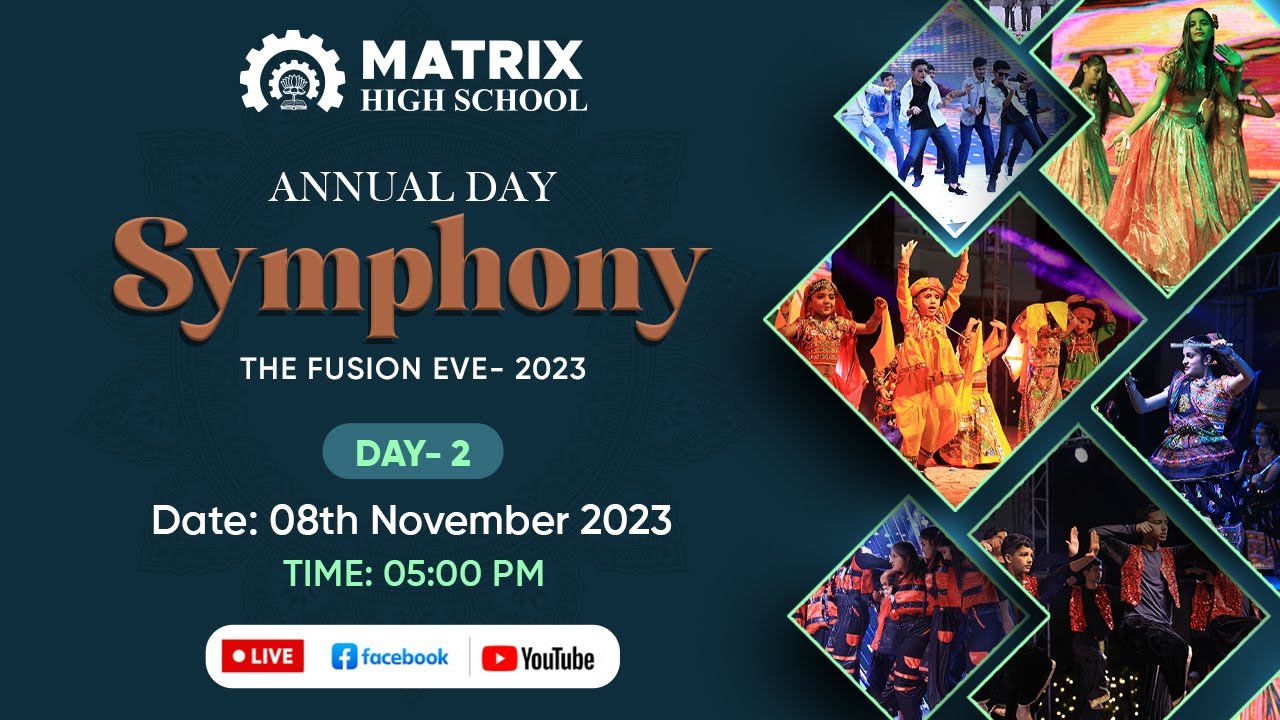 Symphony 2023, Day-2 of Annual day celebration at Matrix High School Sikar, Residential Campus!