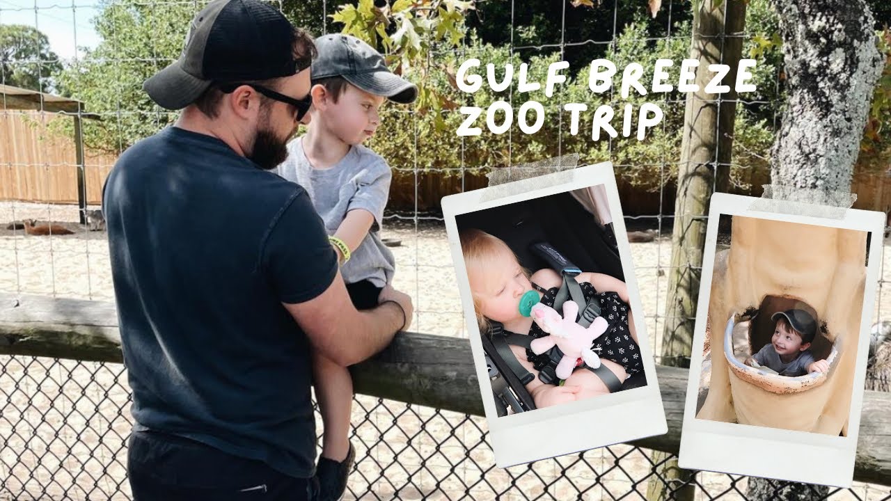 FAMILY VLOG | Gulf Breeze Zoo trip 2021 - taking Liam + Riley to the zoo!