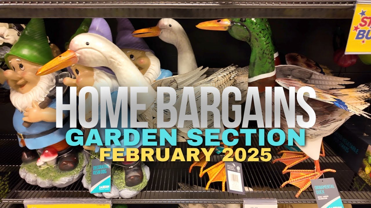 Home Bargains Garden Section - Fresh Outdoor Finds & Unbeatable Deals